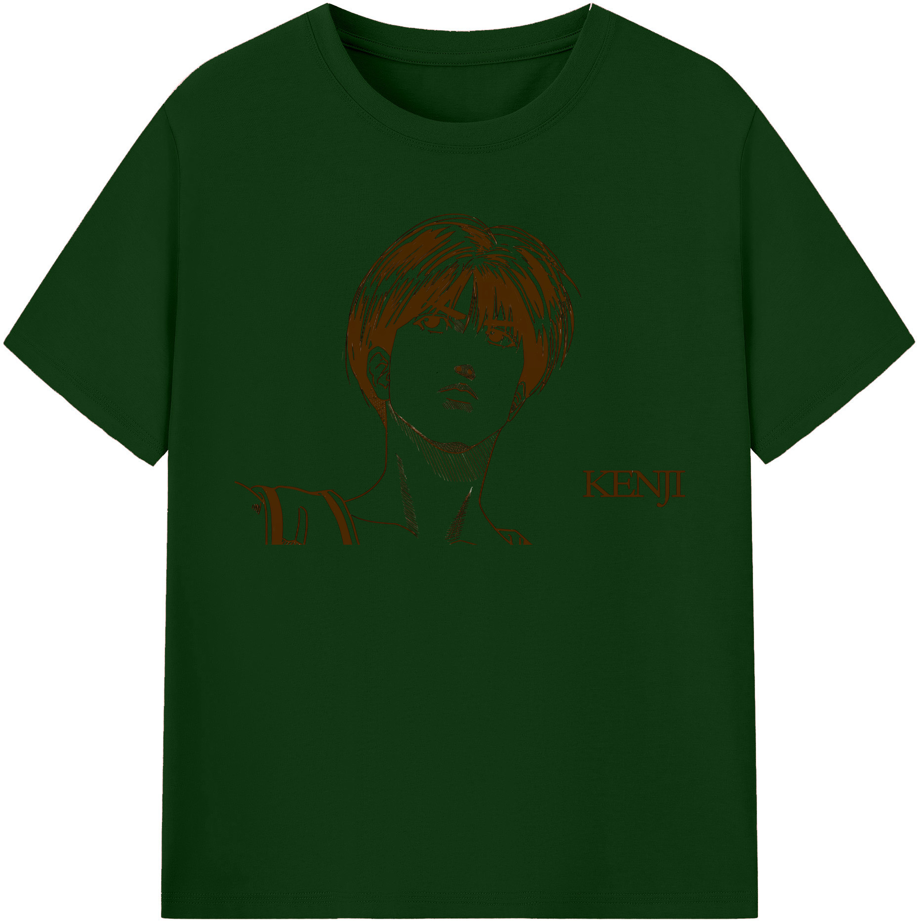 SLAM DUNK／スラムダンク 綿100％半袖Tシャツ（フロントプリント）